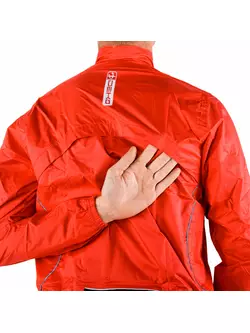 DEKO J1 rain jacket for bicycles Red