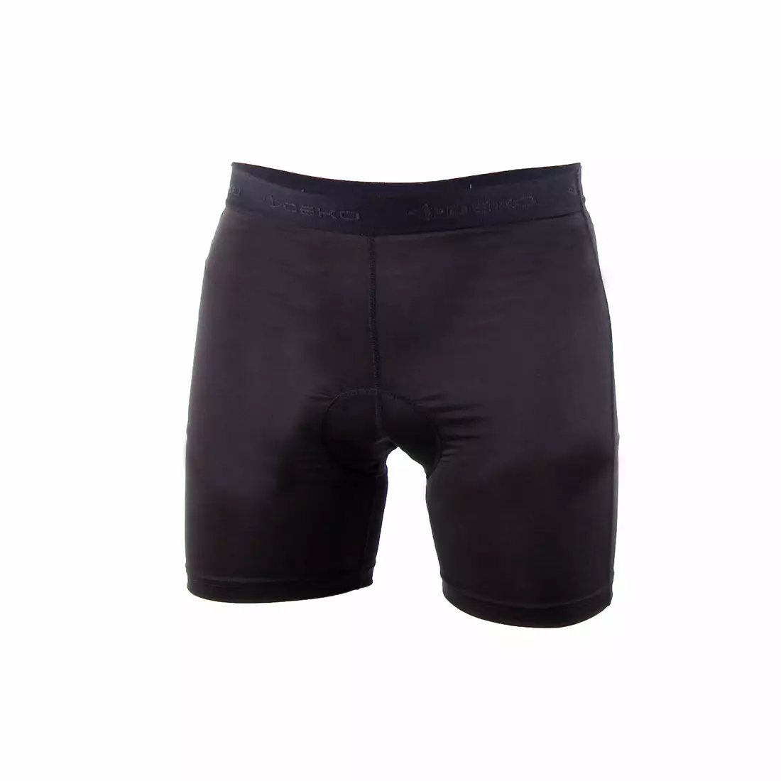 DEKO men's cycling boxer shorts with a bicycle insert, black