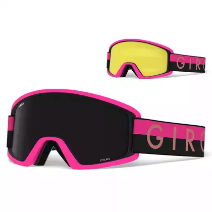 Women's ski / snowboard goggles GIRO DYLAN BLACK PINK THROWBACK GR-7094554