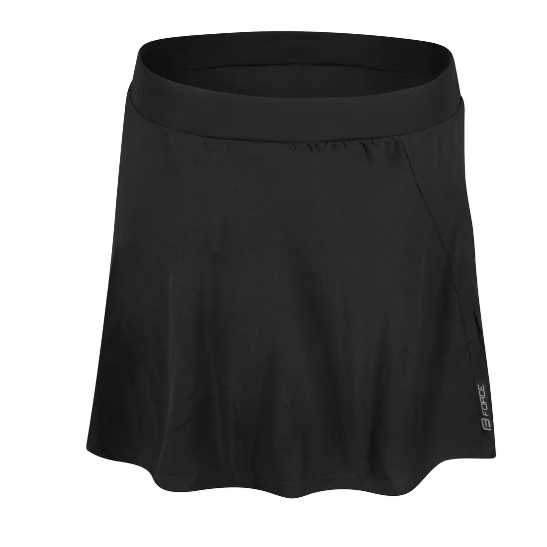 FORCE DAISY Bicycle skirt 2in1 black 
