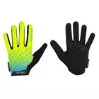 FORCE MTB ANGLE Fluo blue gloves 905720