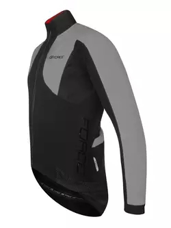 FORCE X100 Winter Bicycle Jacket Black-Grey 899861