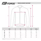 FORCE lightweight membrane cycling jacket X70 black-gray-fluo 899905