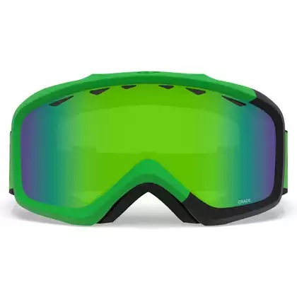 Junior ski / snowboard goggles GRADE BRIGHT GREEN BLACK ZOOM GR-7083102