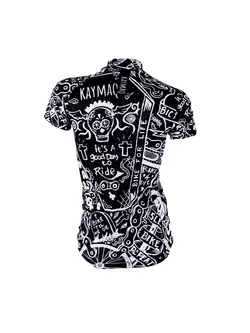 KAYMAQ OLDSCHOOL TATTOO Women's cycling short sleeve jersey
