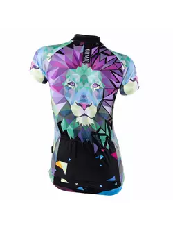 KAYMAQ POLYGONAL LION Women's cycling short sleeve jersey