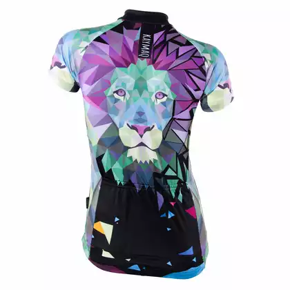 KAYMAQ POLYGONAL LION Women's cycling short sleeve jersey