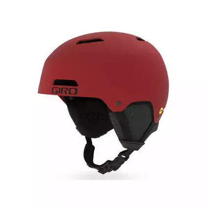 Ski/snowboard helmet GIRO LEDGE FS matte dark red smu 