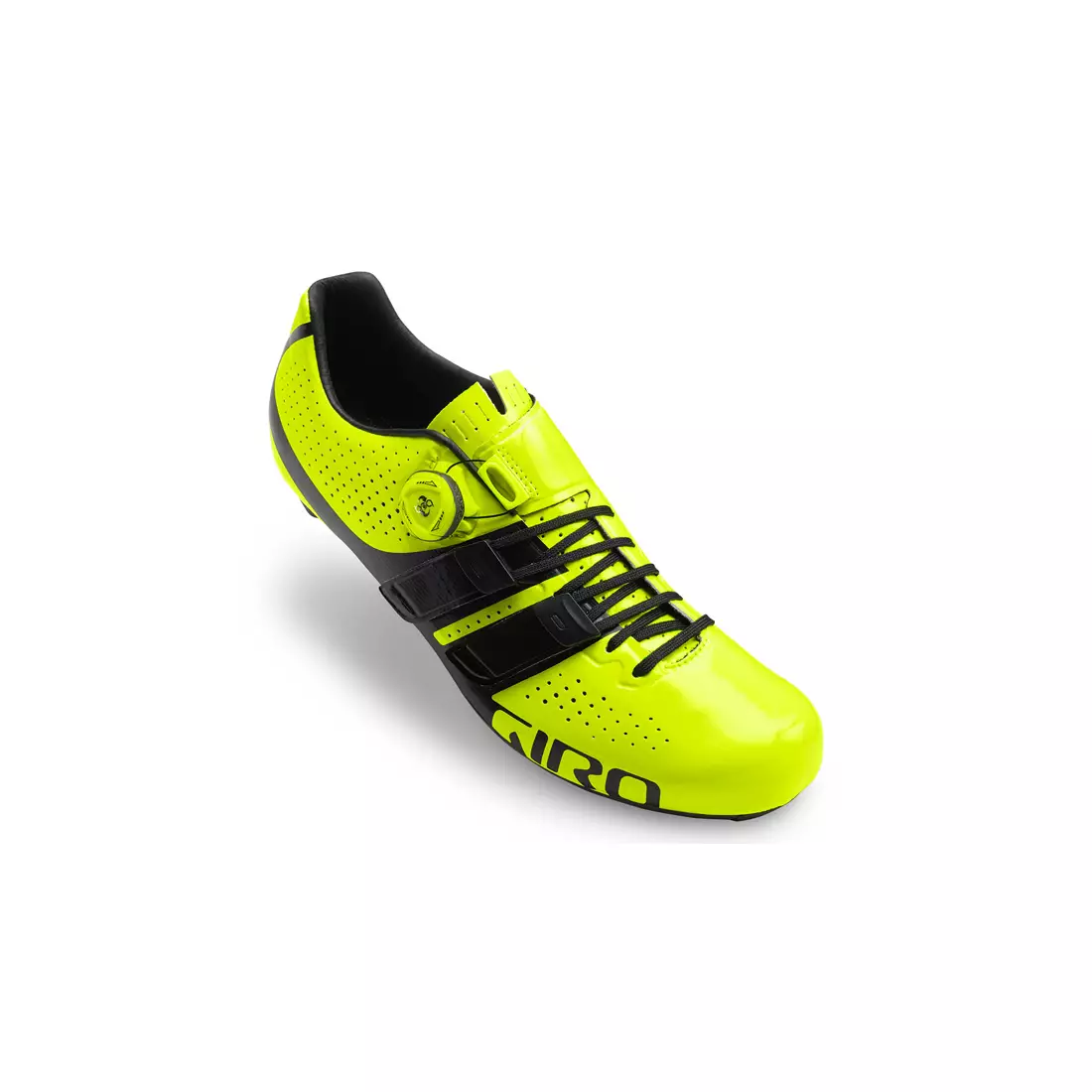 Men's bicycle boots  GIRO FACTOR TECHLACE highlight yellow black 
