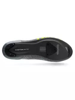 Men's road bike shoes - GIRO EMPIRE E70 KNIT gray heather highlight yellow