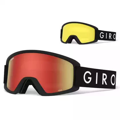Men's ski / snowboard goggles GIRO SEMI BLACK CORE GR-7083510 