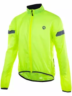 ROGELLI PROTECT Cycling rain jacket Fluor 004.031
