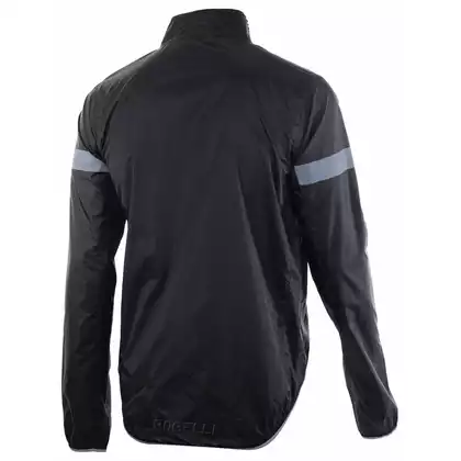 ROGELLI PROTECT Cycling rain jacket, Black 004.030