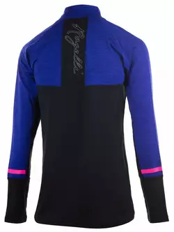Rogelli COSMIC women's running shirt long sleeve black-blue-pink 840.666