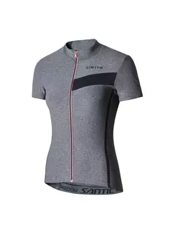 SANTIC L7C02115ER Gray women's cycling jersey
