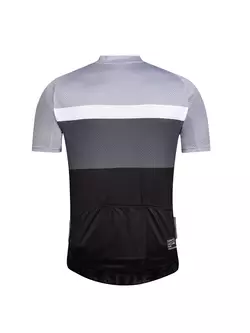 SANTIC QM9C02138G men's cycling jersey, gray and black