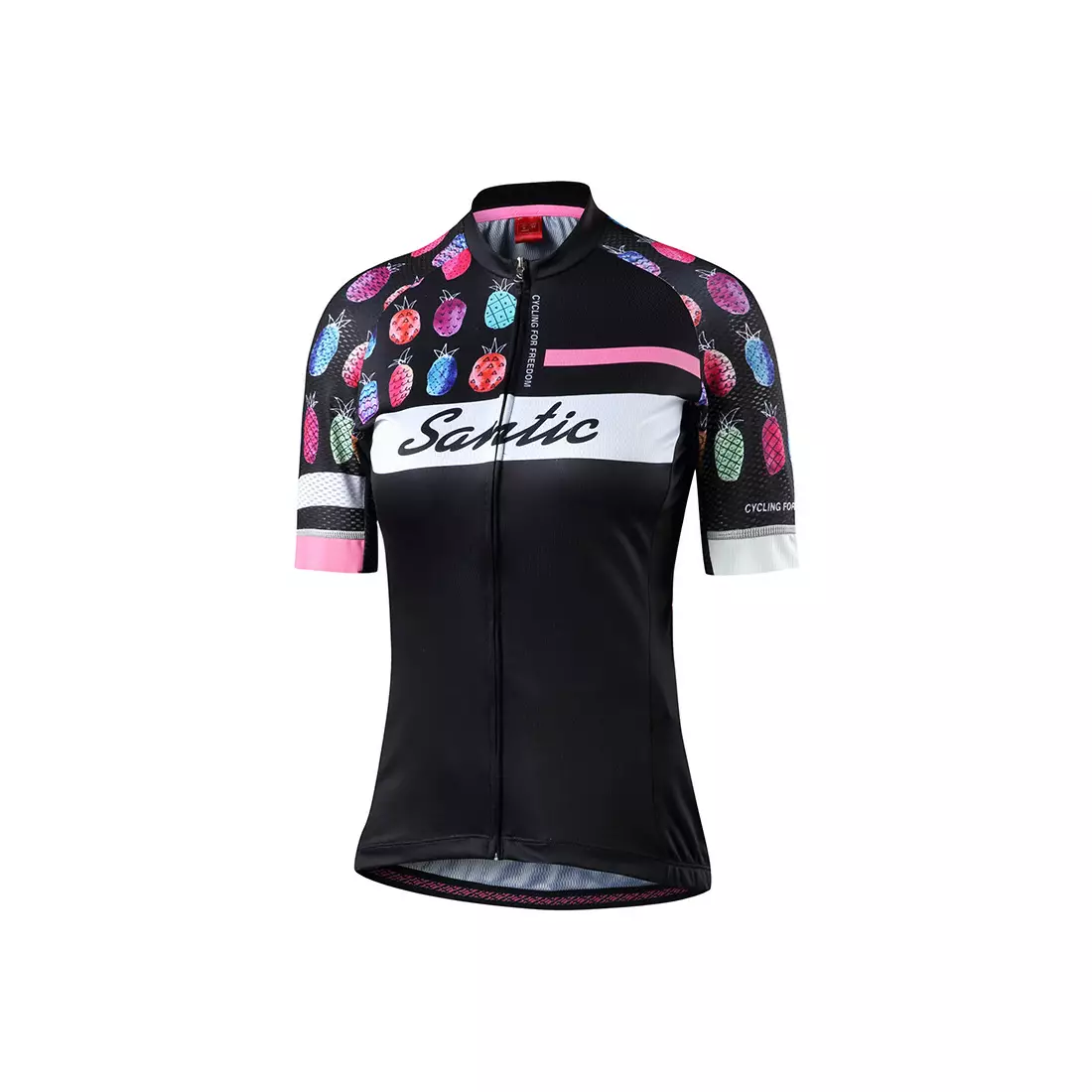 SANTIC WL8C02129H Women's cycling jersey, black