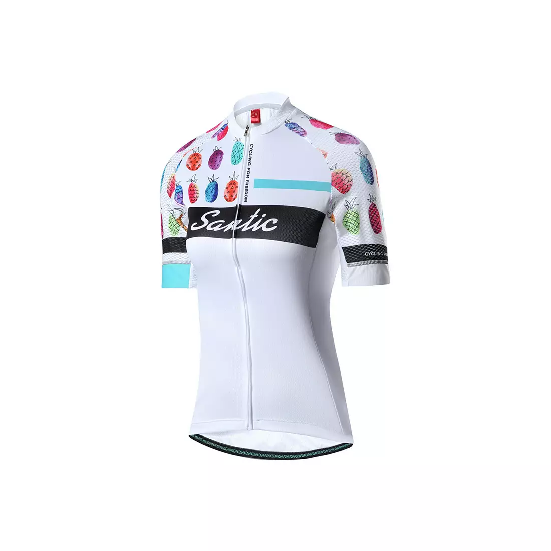 SANTIC WL8C02129W Women's cycling jersey, white