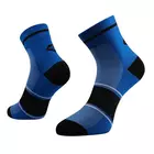 SANTIC blue and black cycling socks W8C09088B