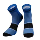 SANTIC blue and black cycling socks W8C09088B