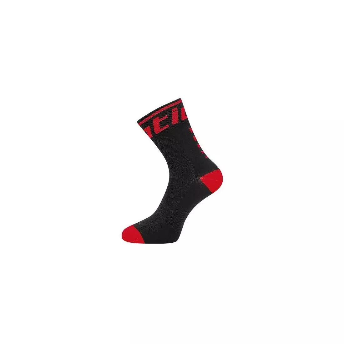 SANTIC cycling socks black and red 6C09054H