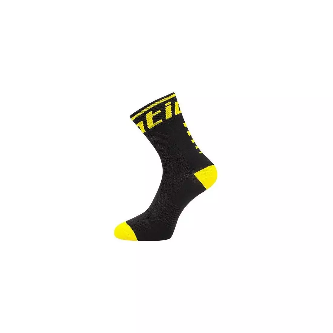 SANTIC cycling socks black and yellow 6C09054Y