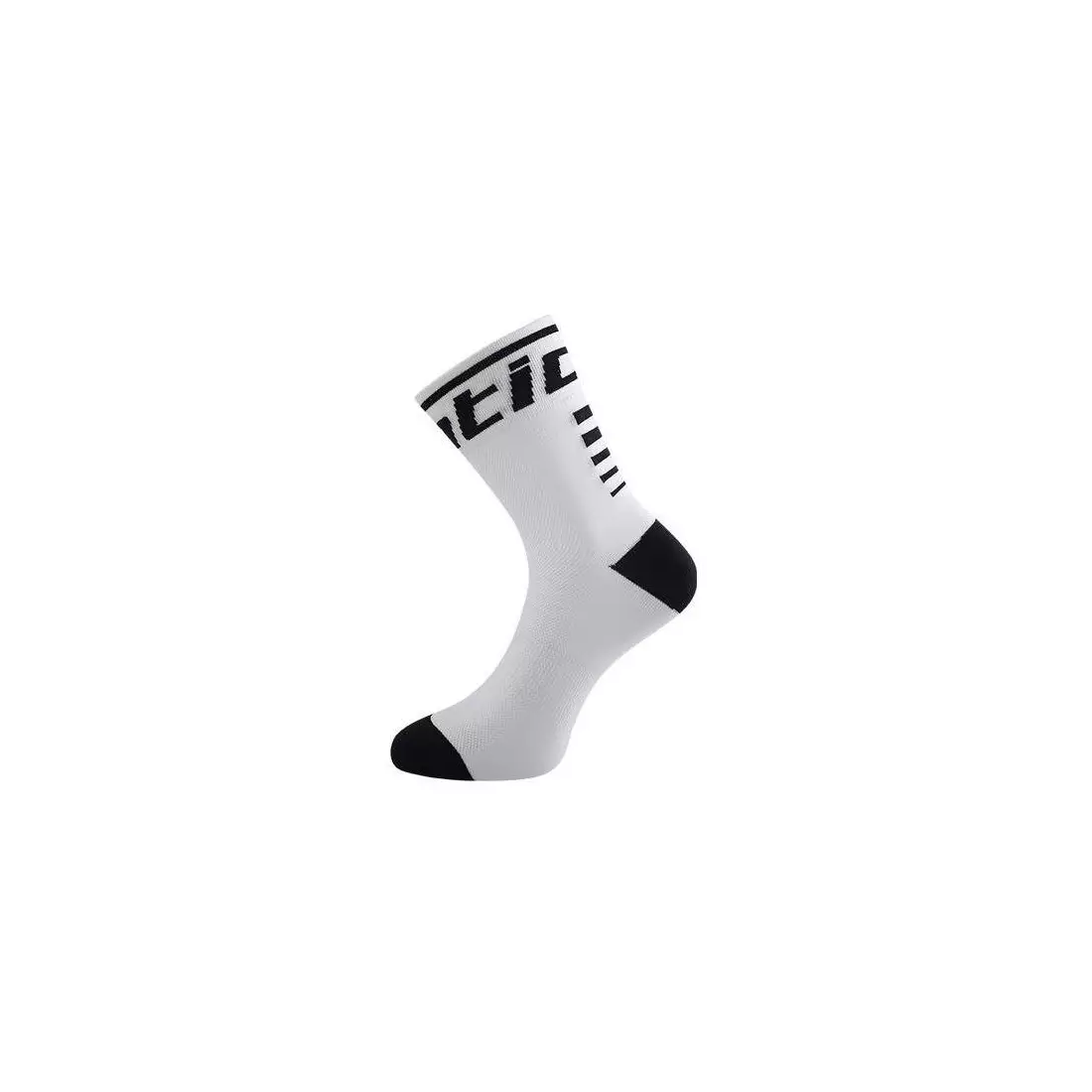 SANTIC cycling socks white and black 6C09054W