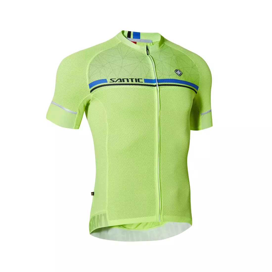 SANTIC men's fluoro cycling jersey WM7C02107V