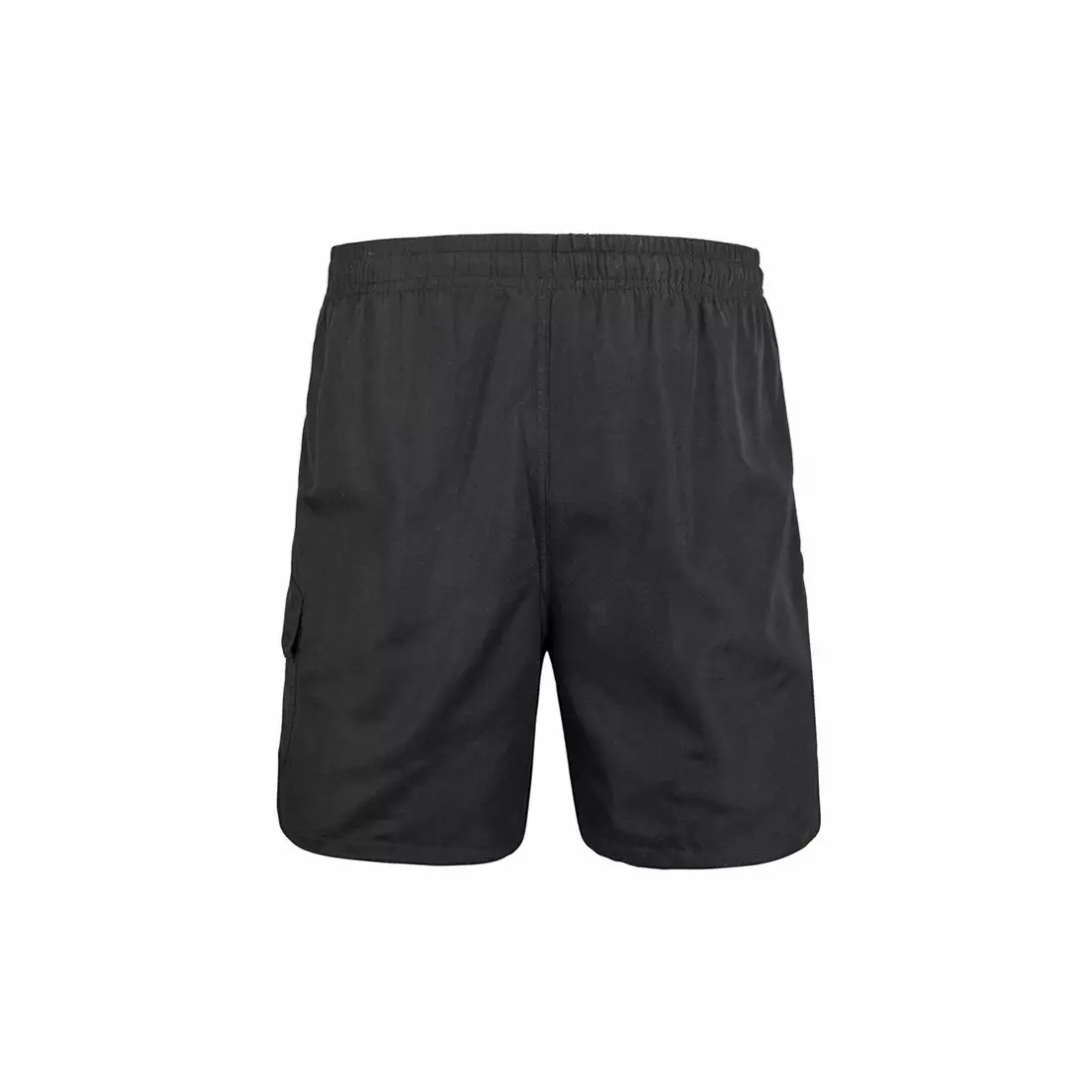 SANTIC men's loose cycling shorts with insert, black WC05003