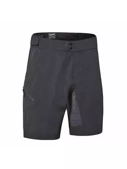 SANTIC men's loose cycling shorts without pad, black M7C05088