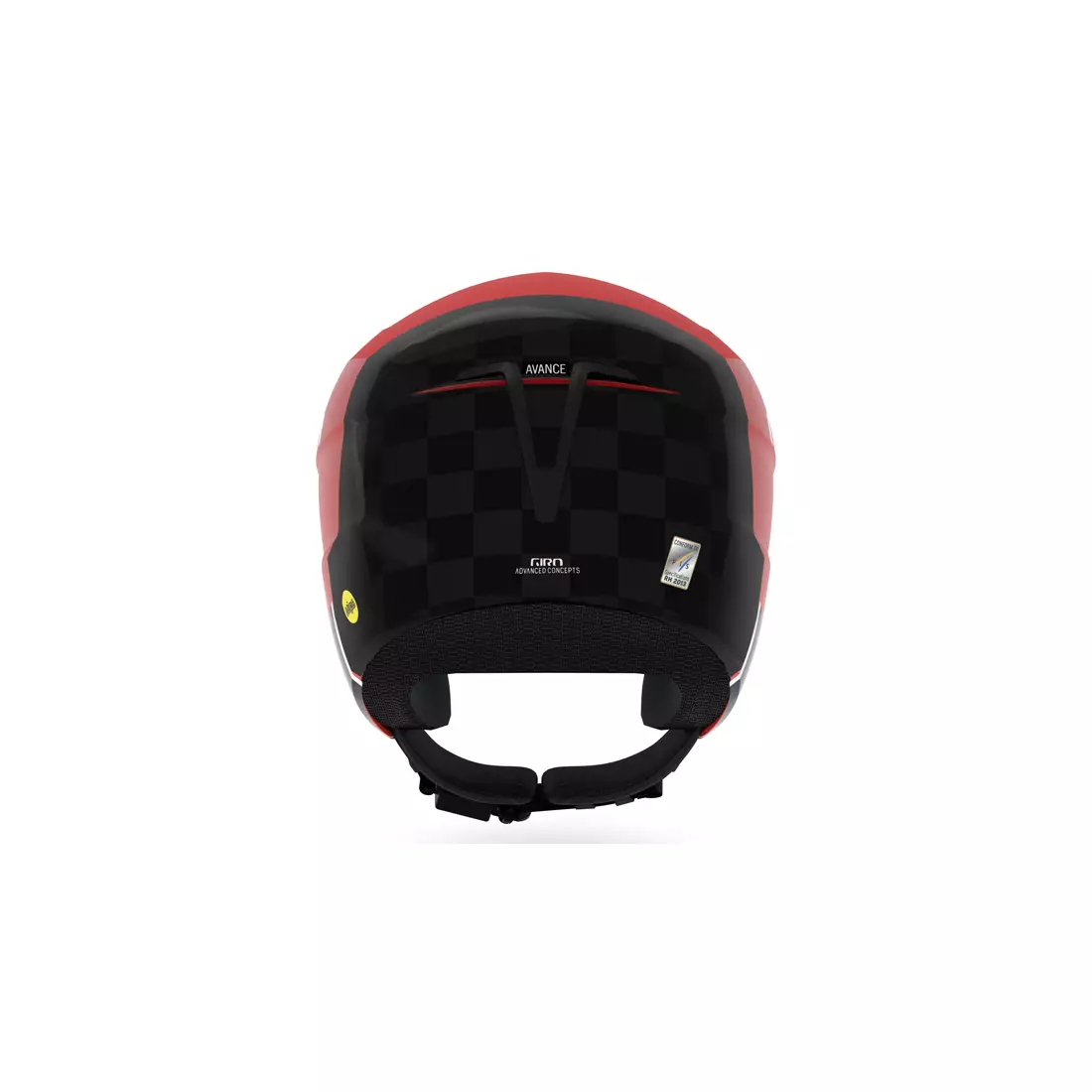 Ski helmet GIRO AVANCE SPHERICAL MIPS matte red carbon