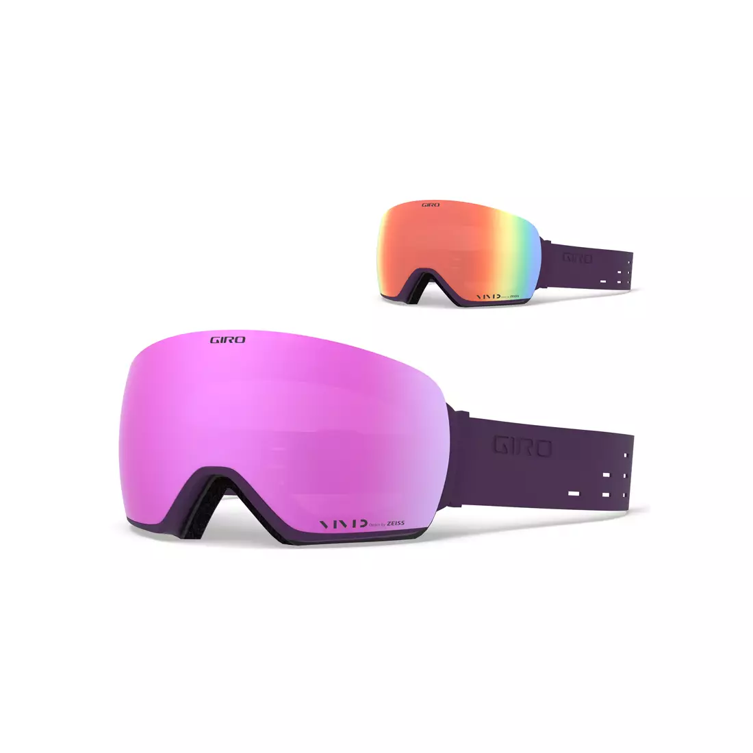Ski / snowboard goggles women's GIRO LUSI SILICONE DUSTY PURPLE GR-7094603