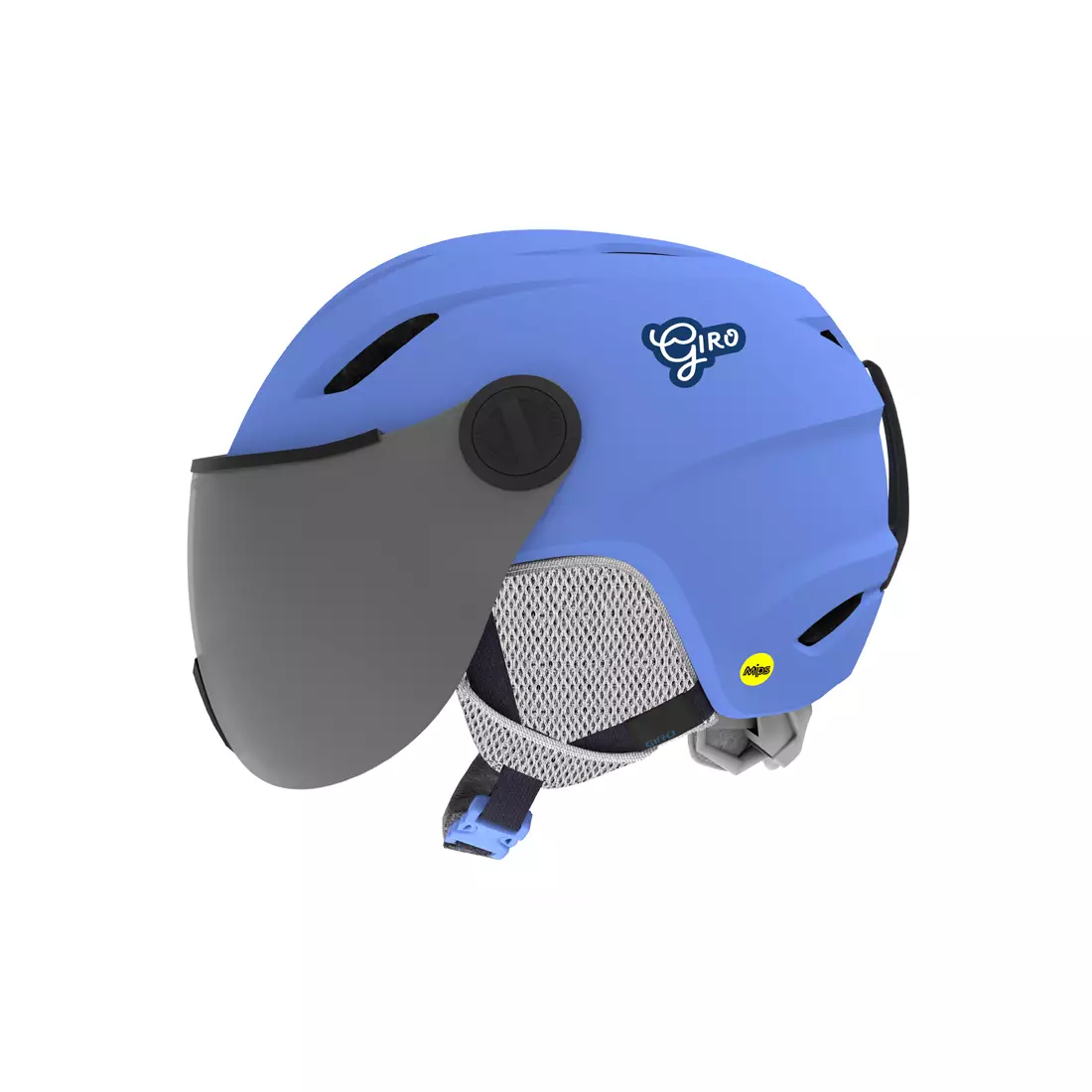 Ski/snowboard helmet GIRO BUZZ MIPS matte shine blue 
