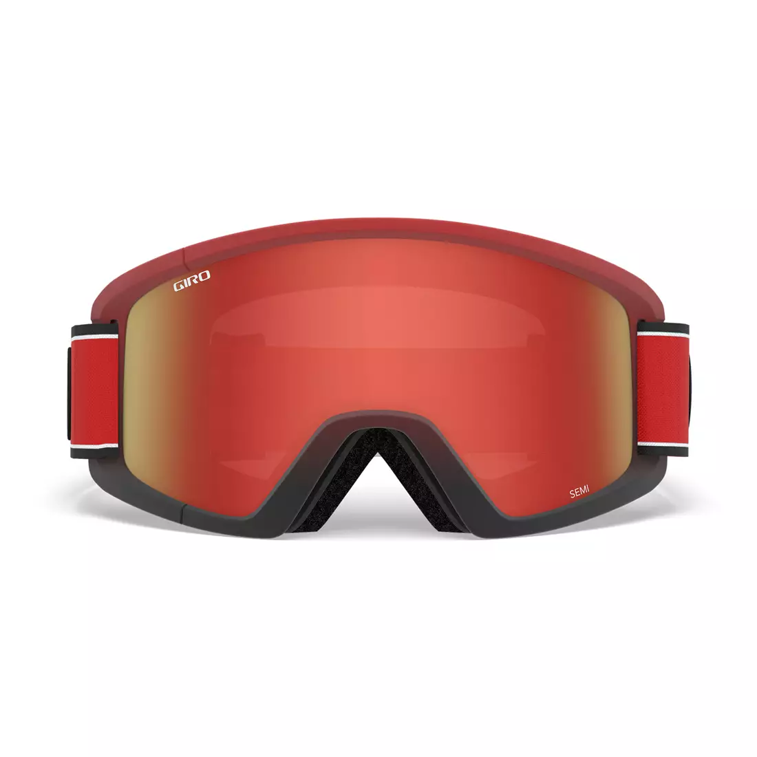 Ski/snowboard winter goggles GIRO SEMI RED ELEMENT GR-7105390