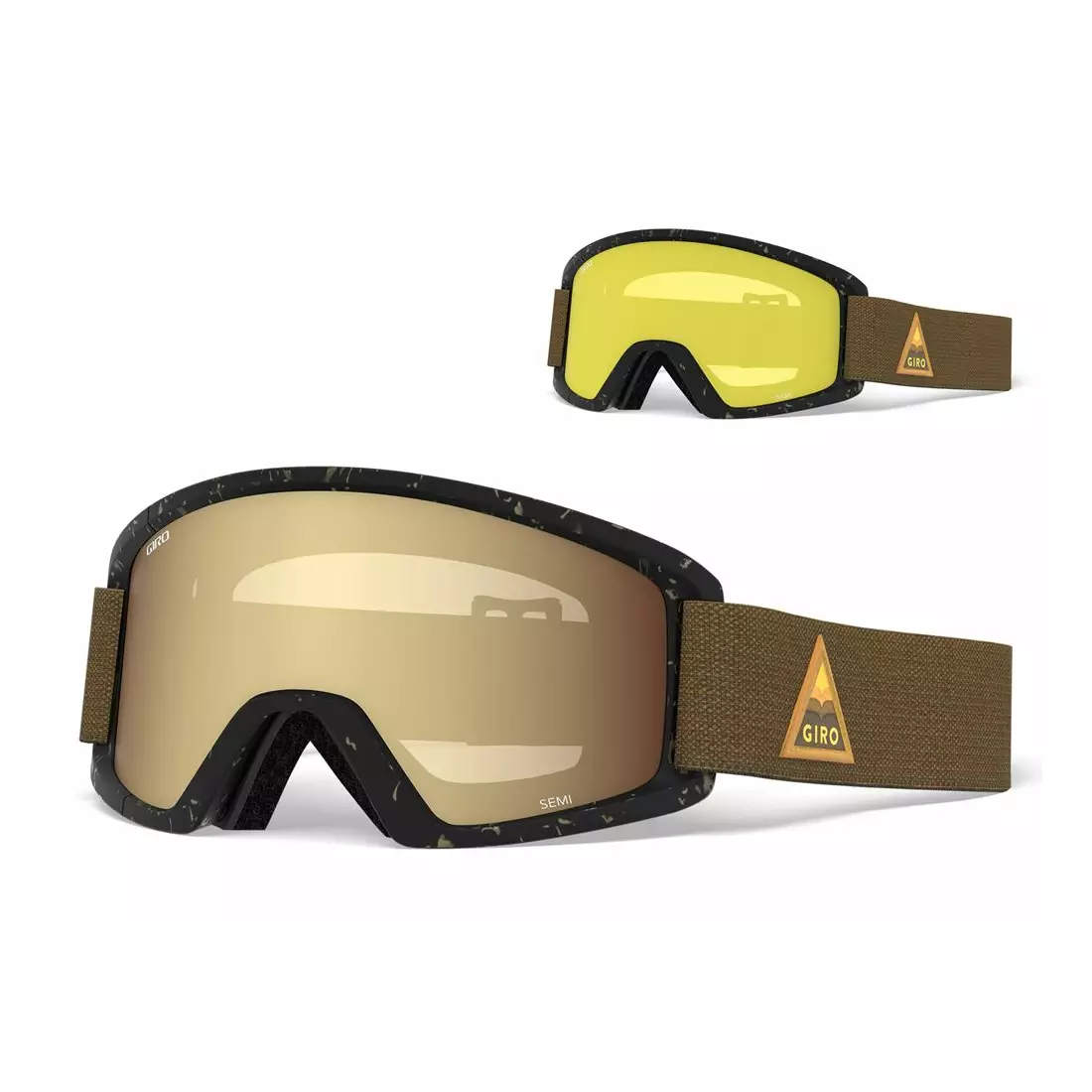  Ski/snowboard winter goggles GIRO SEMI RUSTI RUST ARROW MTN GR-7105391
