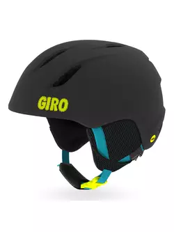 Ski/snowboard winter helmet GIRO LAUNCH matte black sweet tooth 
