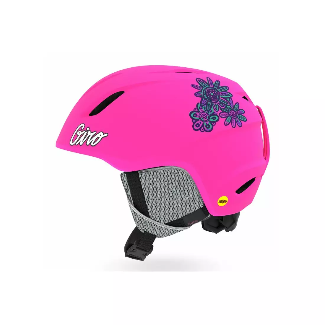 Ski/snowboard winter helmet GIRO LAUNCH matte bright pink