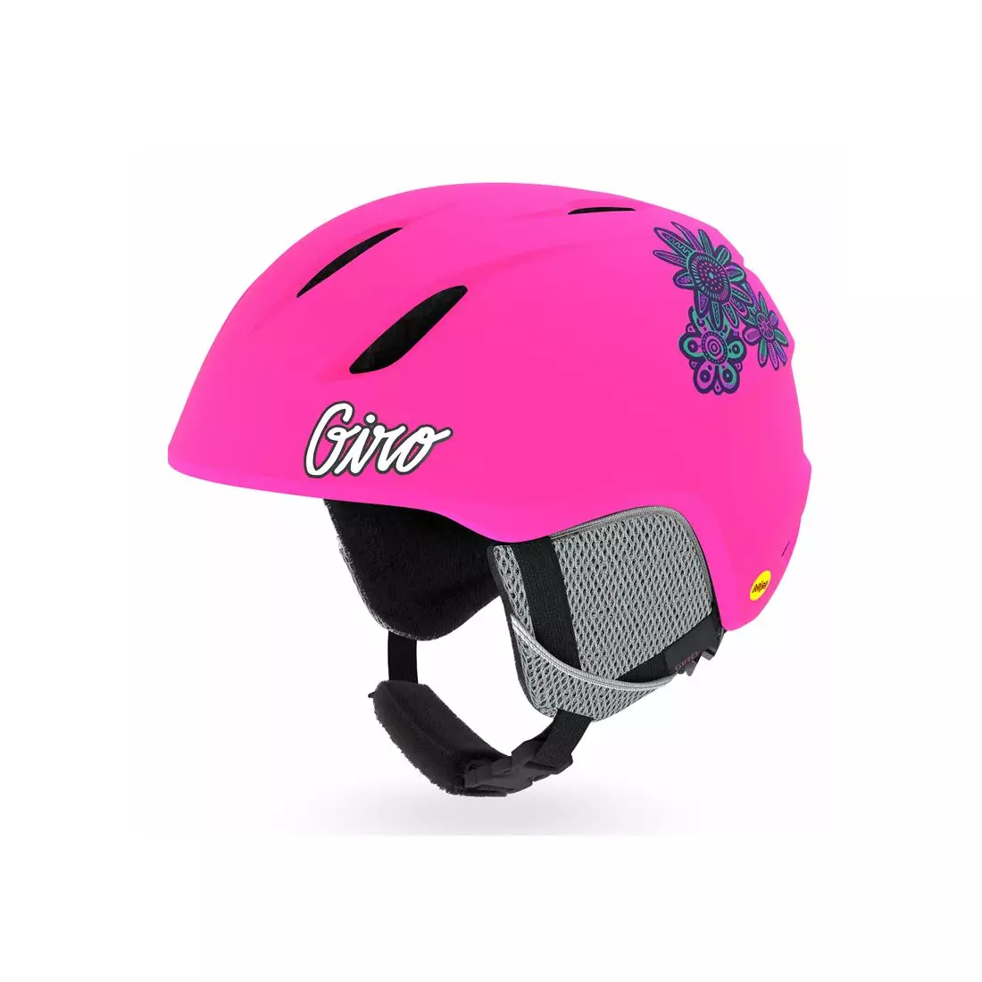 Ski/snowboard winter helmet GIRO LAUNCH matte bright pink