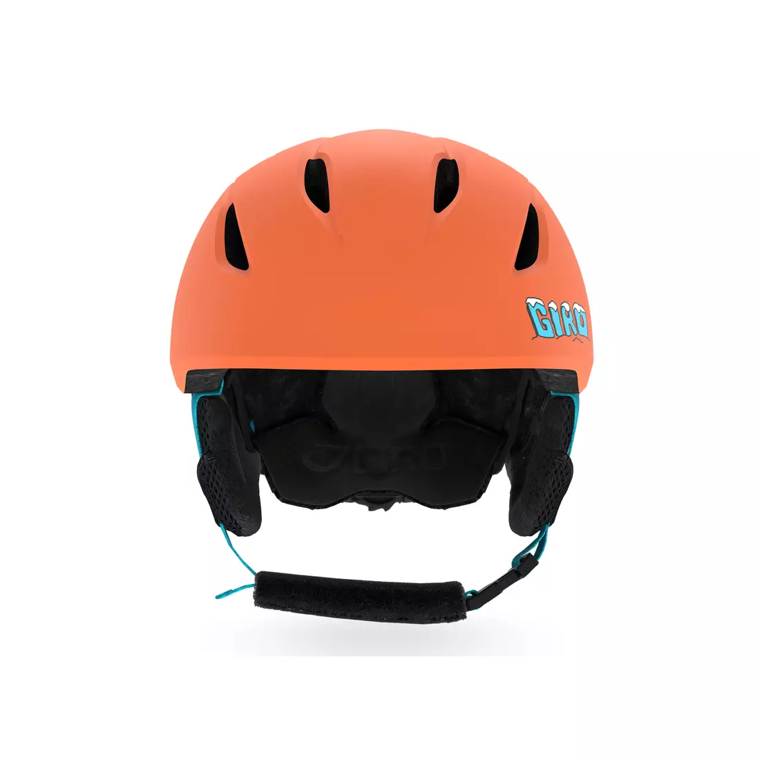 Ski/snowboard winter helmet GIRO LAUNCH matte deep orange dinosnow