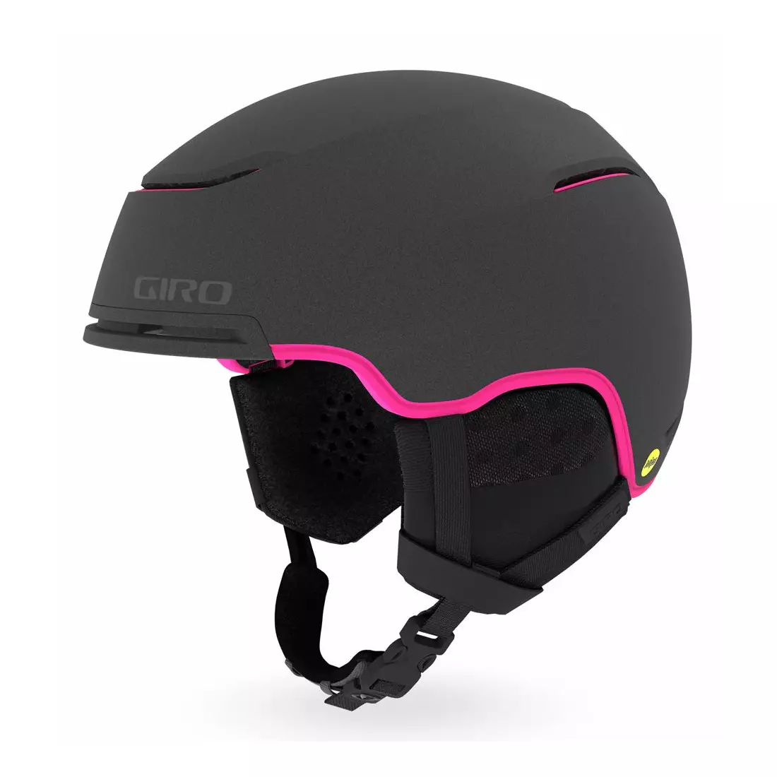 Ski/snowboard winter helmet GIRO TERRA MIPS matte graphite bright pink 