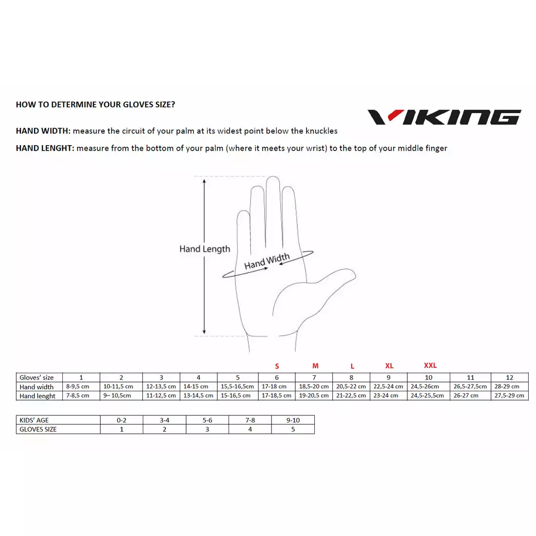 VIKING winter gloves multisport LAHTI multi 140/17/1414/34