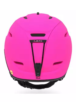 Women's ski/snowboard helmet GIRO STRATA MIPS matte bright pink black 