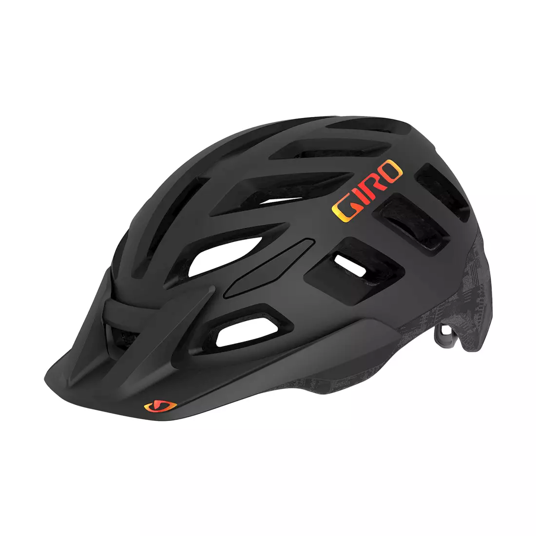 Bicycle helmet GIRO RADIX INTEGRATED MIPS matte black hypnotic 