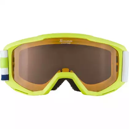 Ski / snowboard goggles ALPINA JUNIOR PINEY LIME A7268471
