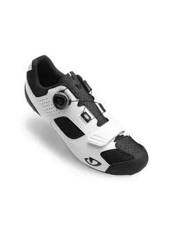 Men's bicycle boots GIRO TRANS BOA white black 
