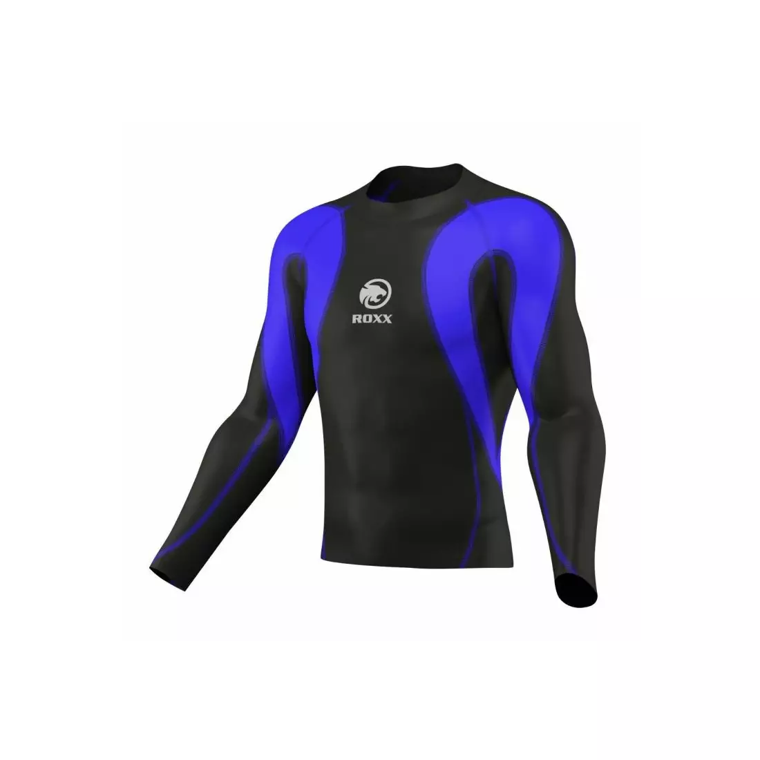 ROXX 20795 Men Thermoshirt longarm black-blue