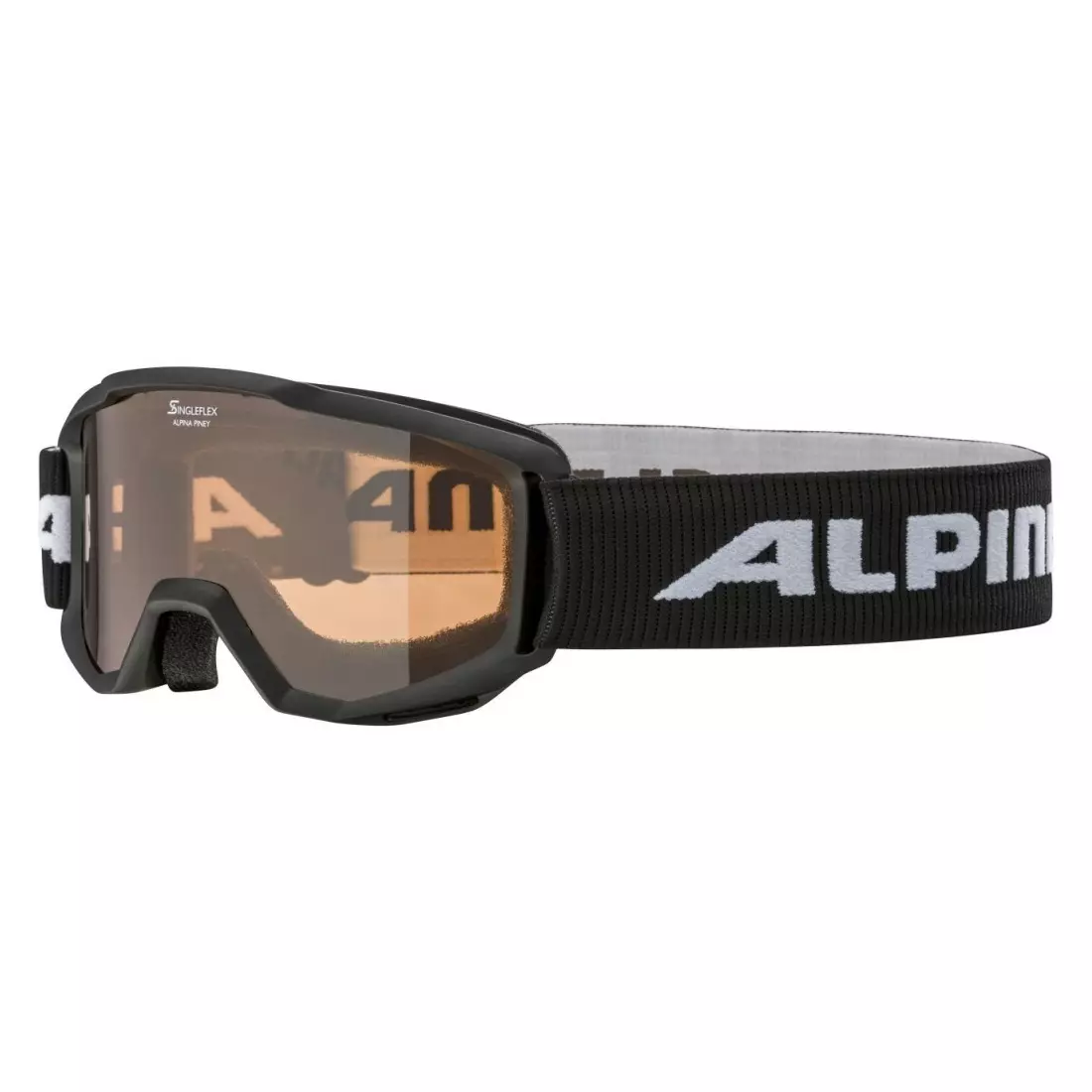 Ski / snowboard goggles ALPINA JUNIOR PINEY BLACK A7268431