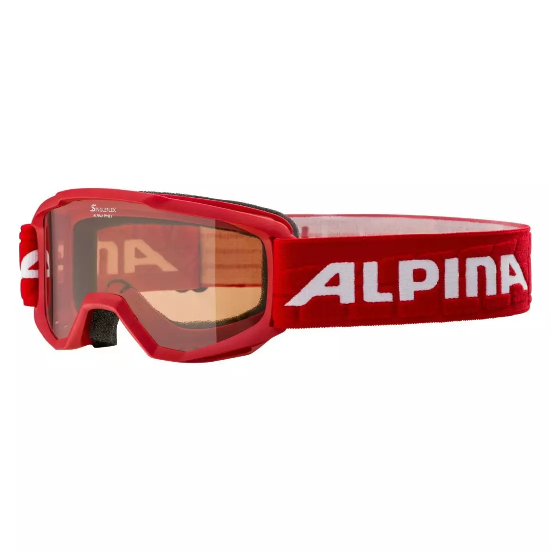 Ski / snowboard goggles ALPINA JUNIOR PINEY RED A7268451