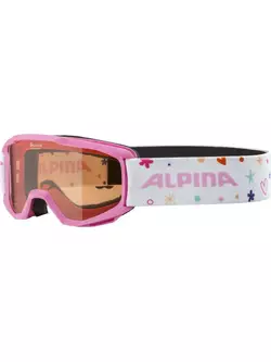 Ski / snowboard goggles ALPINA JUNIOR PINEY ROSE-ROSE A7268458