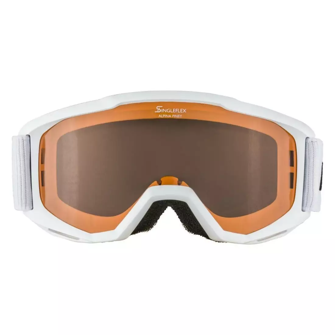 Ski / snowboard goggles ALPINA JUNIOR PINEY WHITE A7268411